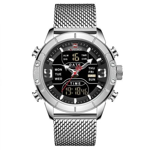 Casual Mesh Band Watch For Men