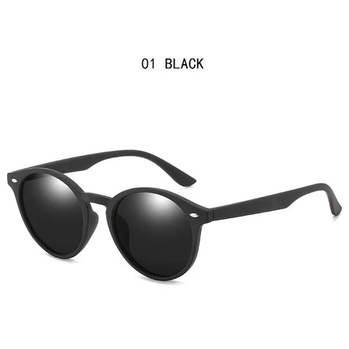 Fashion Round Polarized Sunglasses Women Men Classic Vintage Driving