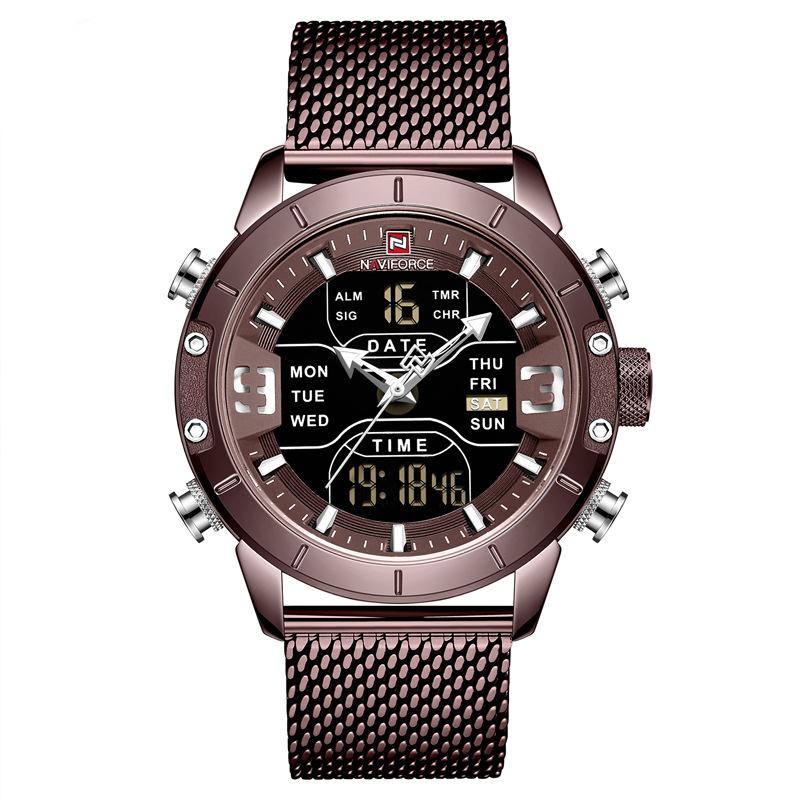 Casual Mesh Band Watch For Men