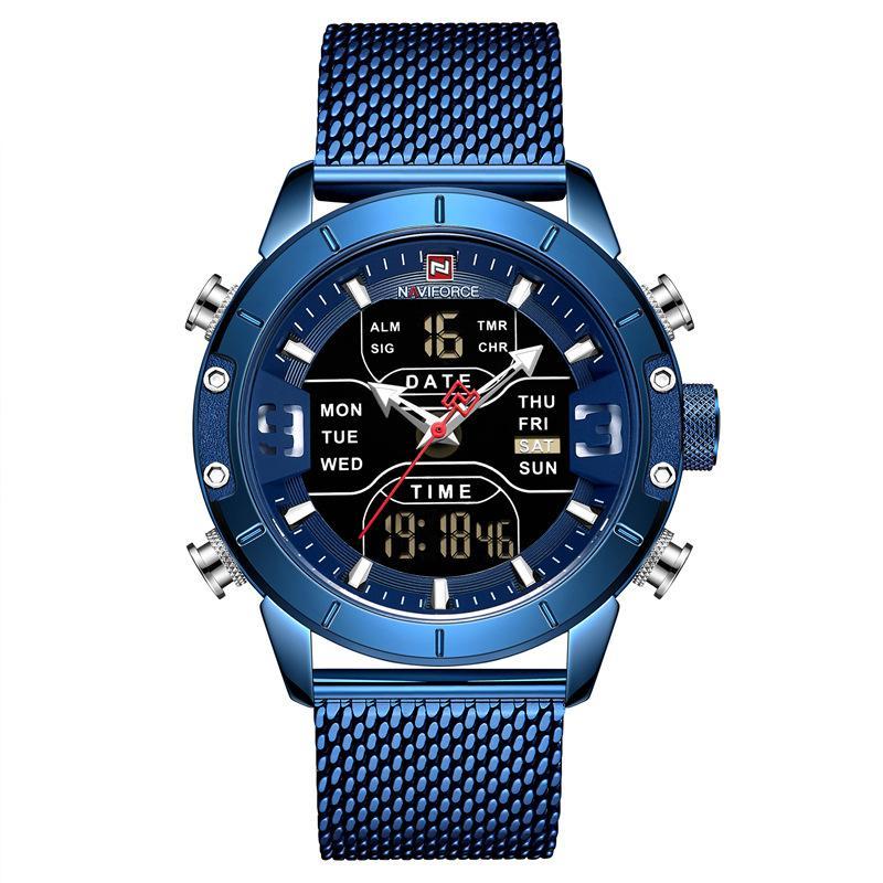 Casual Mesh Band Watch For Men