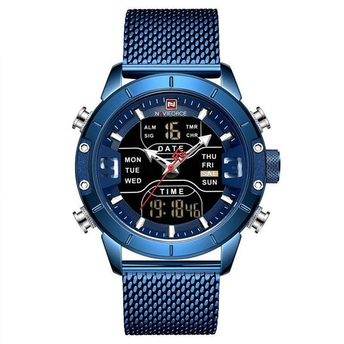 Casual Mesh Band Watch For Men
