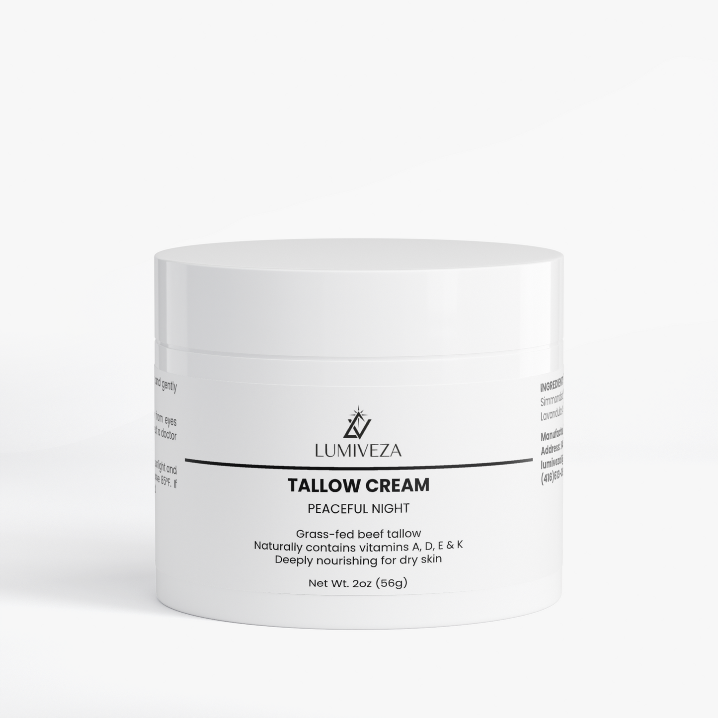 Tallow Cream – Peaceful Night Calming Body & Face Cream