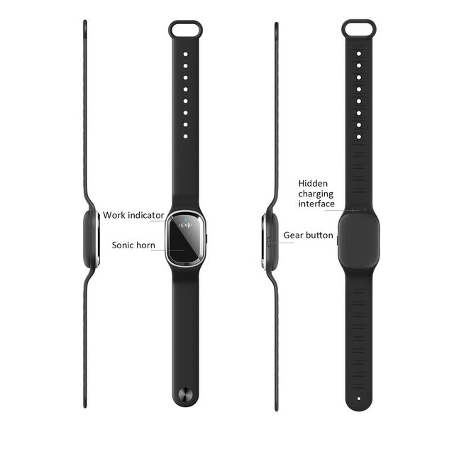 Ultrasonic Mosquito Repellent Watch Band