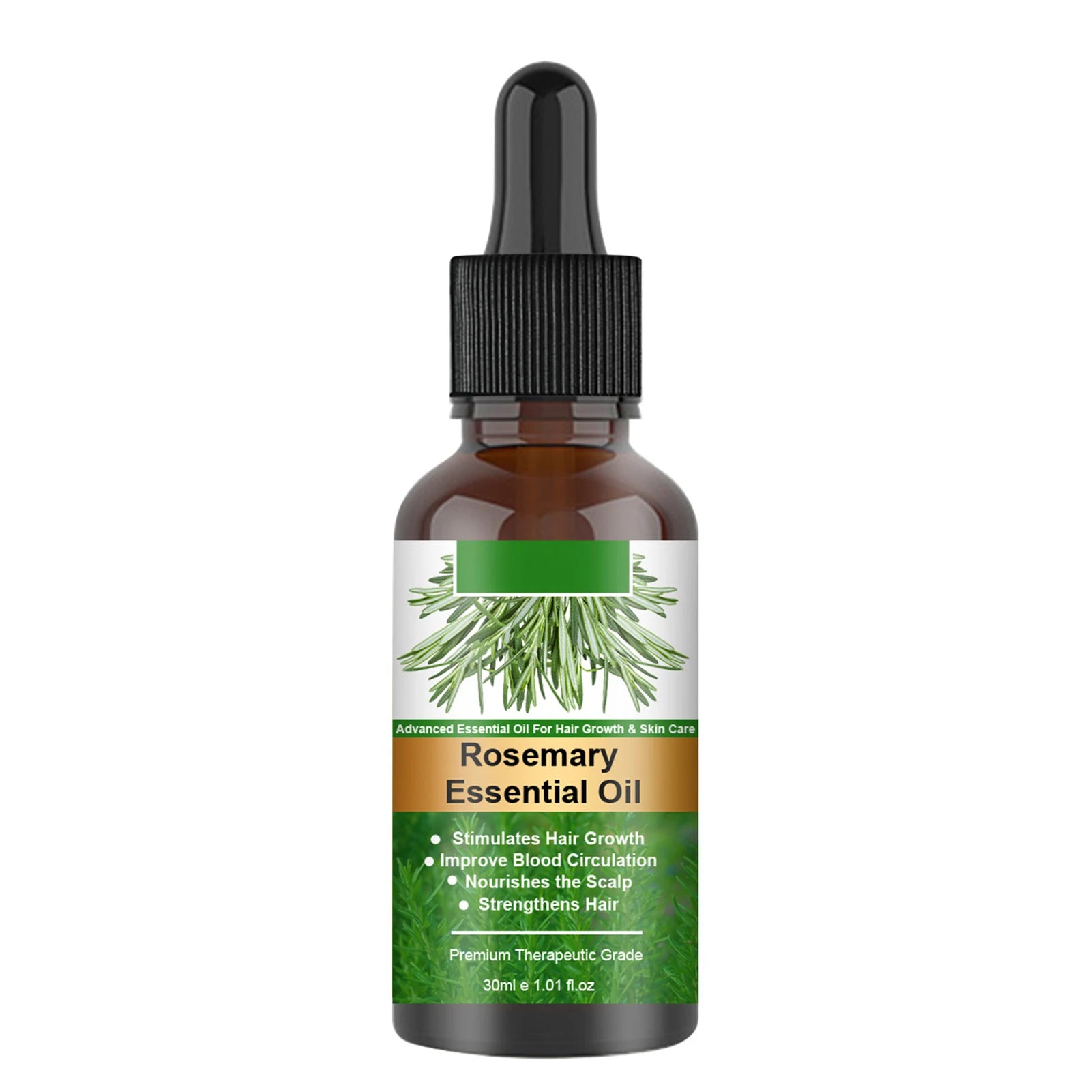 Rosemary Essentiall Oil Hair Growth Products Organic Hair Products Scalp Hair Strengthening Oil for Nourish Shiny Hair Healthy