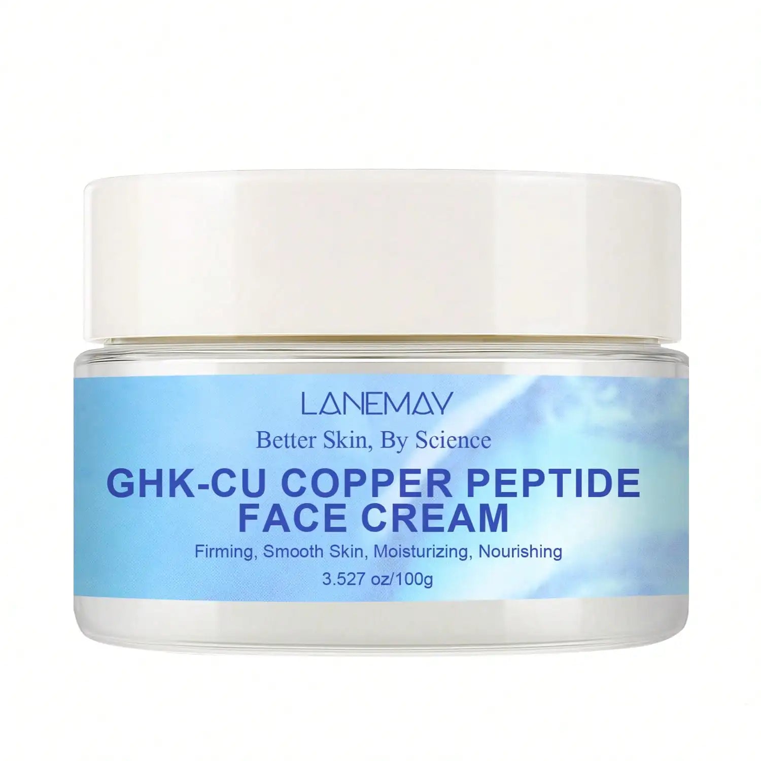 Ghk-Cu Copper Peptide Cream | Intense Moisture & 72H Hydration Lock | Firms, Smooths & Strengthens Skin Barrier, Reveals Plumper