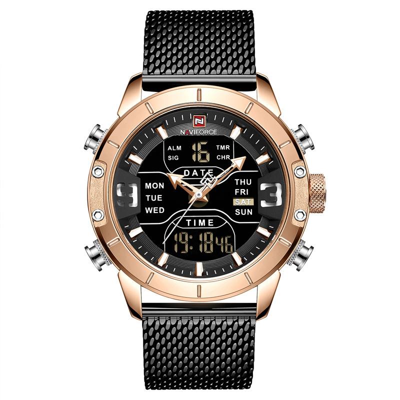 Casual Mesh Band Watch For Men