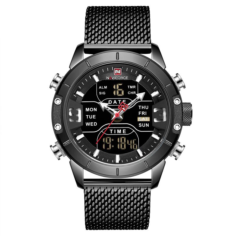 Casual Mesh Band Watch For Men