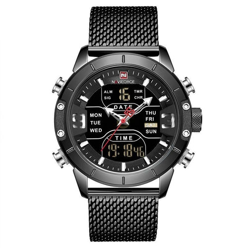 Casual Mesh Band Watch For Men