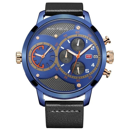 Double Movement Waterproof Quartz Watch For Men