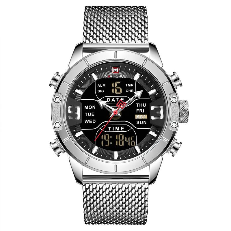 Casual Mesh Band Watch For Men