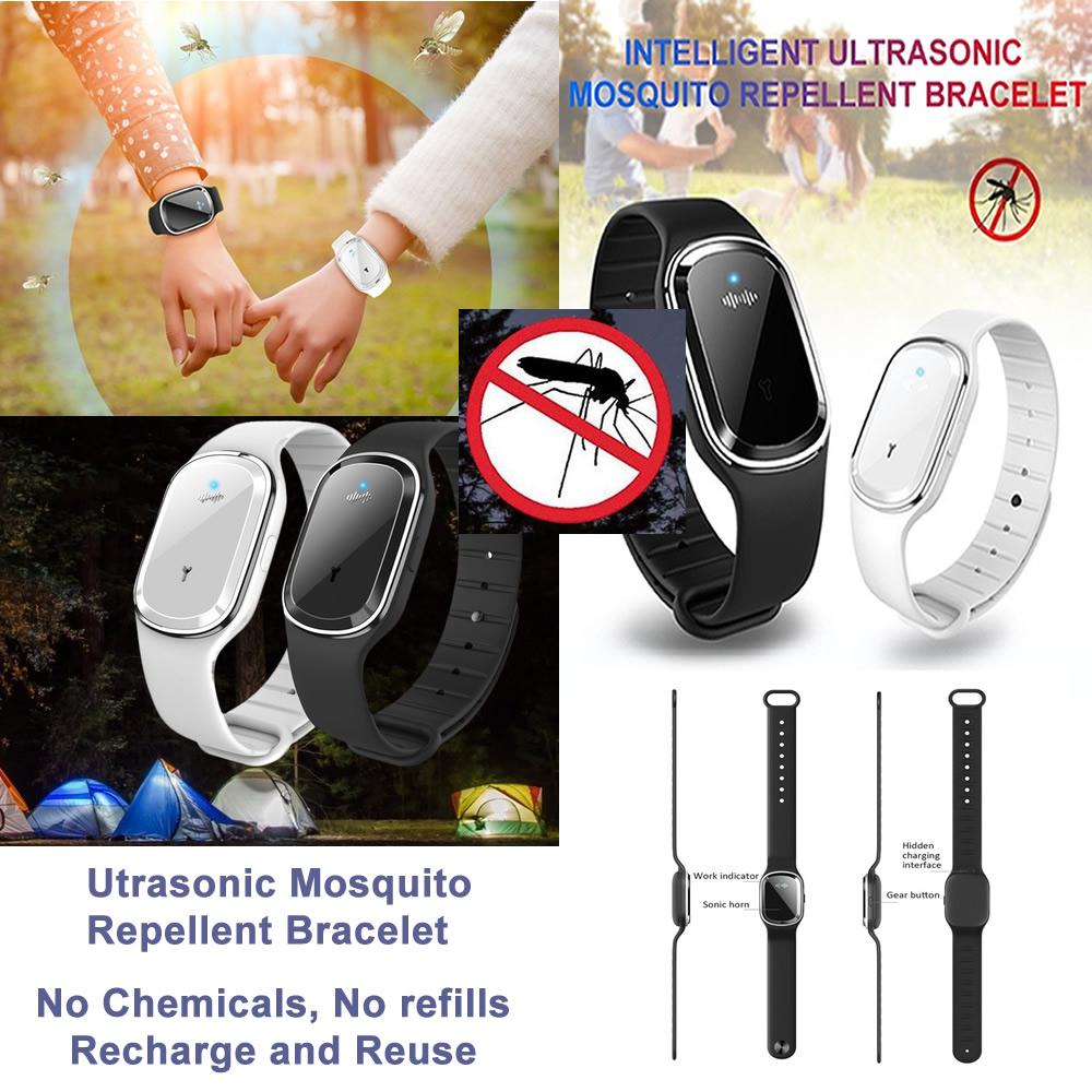 Ultrasonic Mosquito Repellent Watch Band