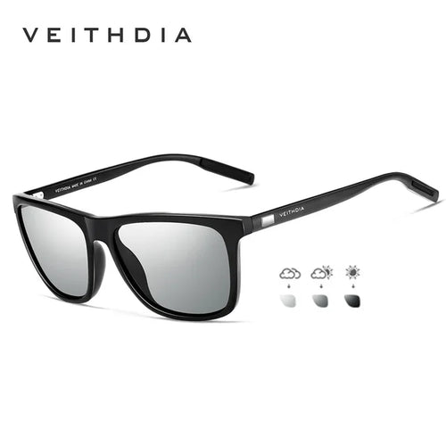 VEITHDIA Brand Sunglasses Unisex Retro Aluminum+TR90 Sunglasses