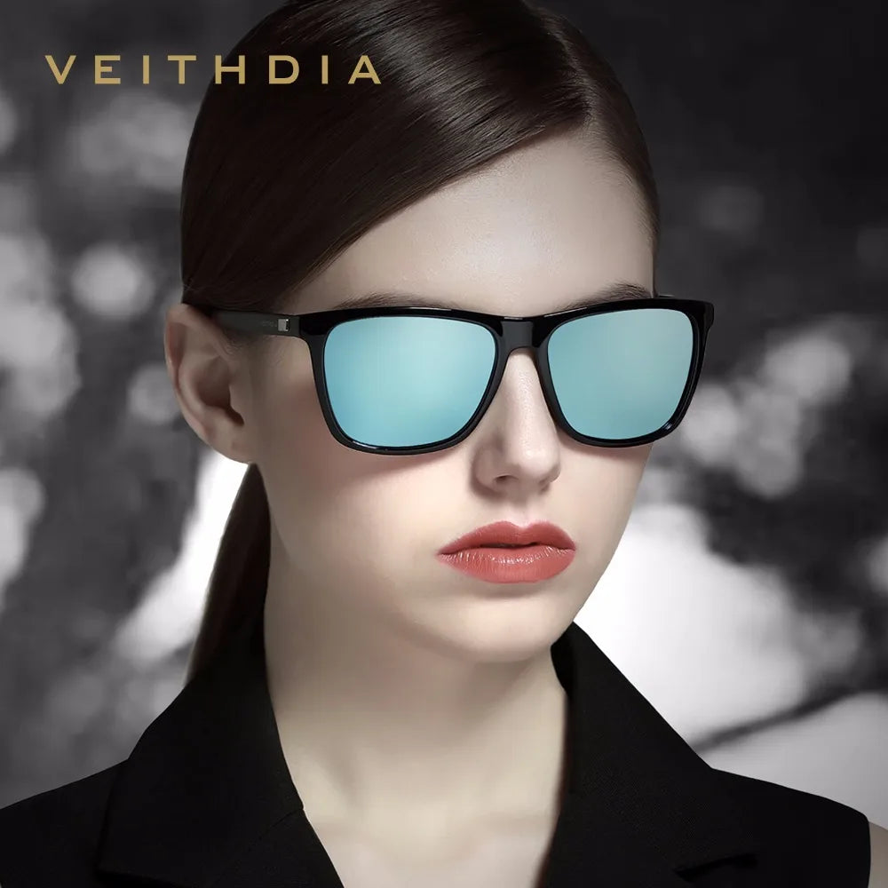 VEITHDIA Brand Sunglasses Unisex Retro Aluminum+TR90 Sunglasses