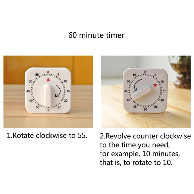 Kitchen Timer 60 Minutes Count Down Alarm Reminder