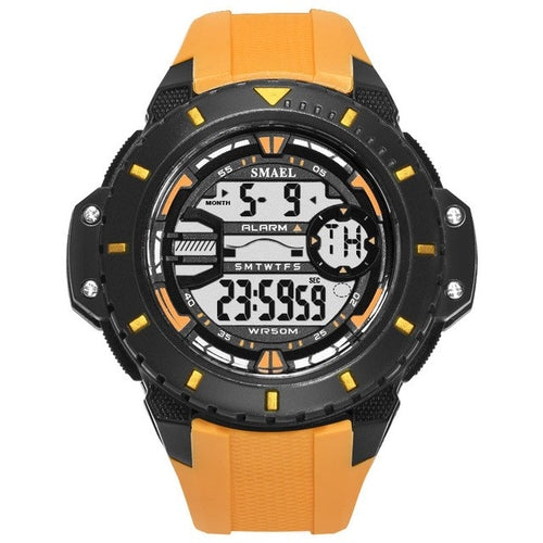 Mens Digital Wristwatches Waterproof Sport
