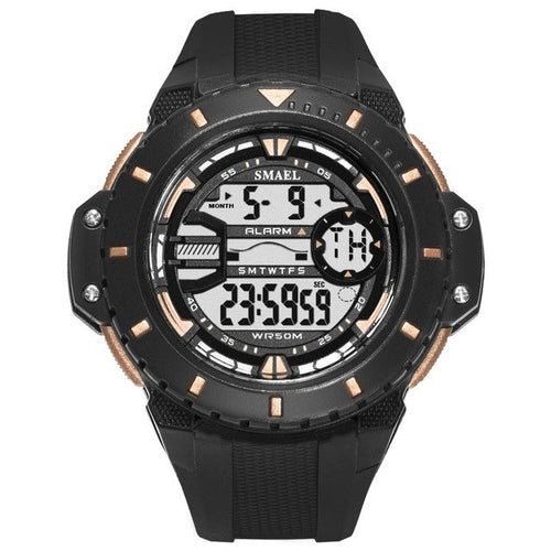 Mens Digital Wristwatches Waterproof Sport