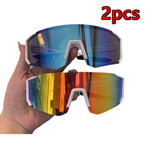 1/2pcs Cycling Sunglasses Women UV400 Sandproof Eye Protector Sun