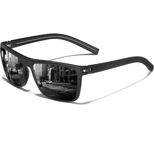 Square Polarized Sunglasses for Men and Women Lightweight Frame Sun