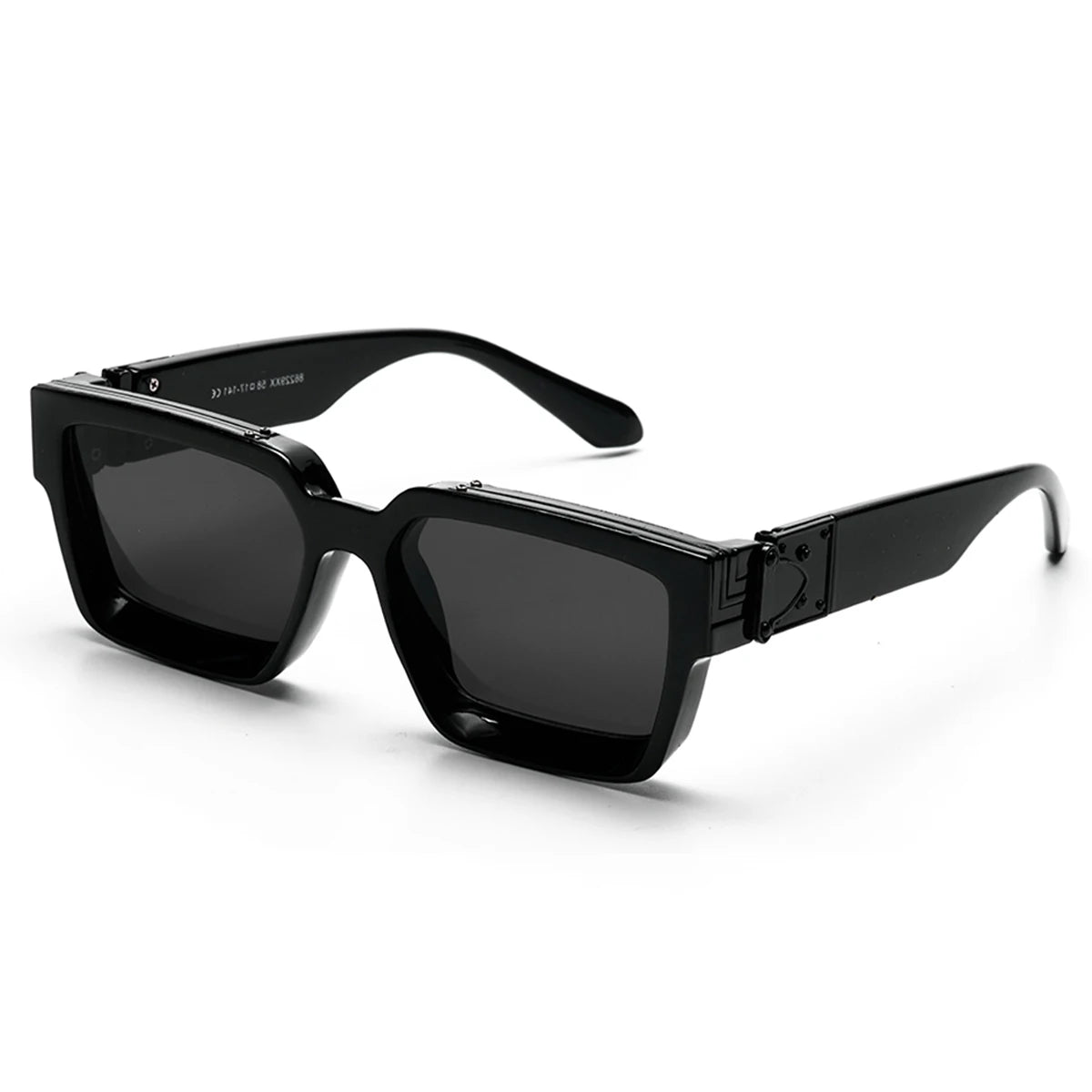 Ruiao Retro Black Millionaire Shades Luxury Sunglasses 2024 For Men