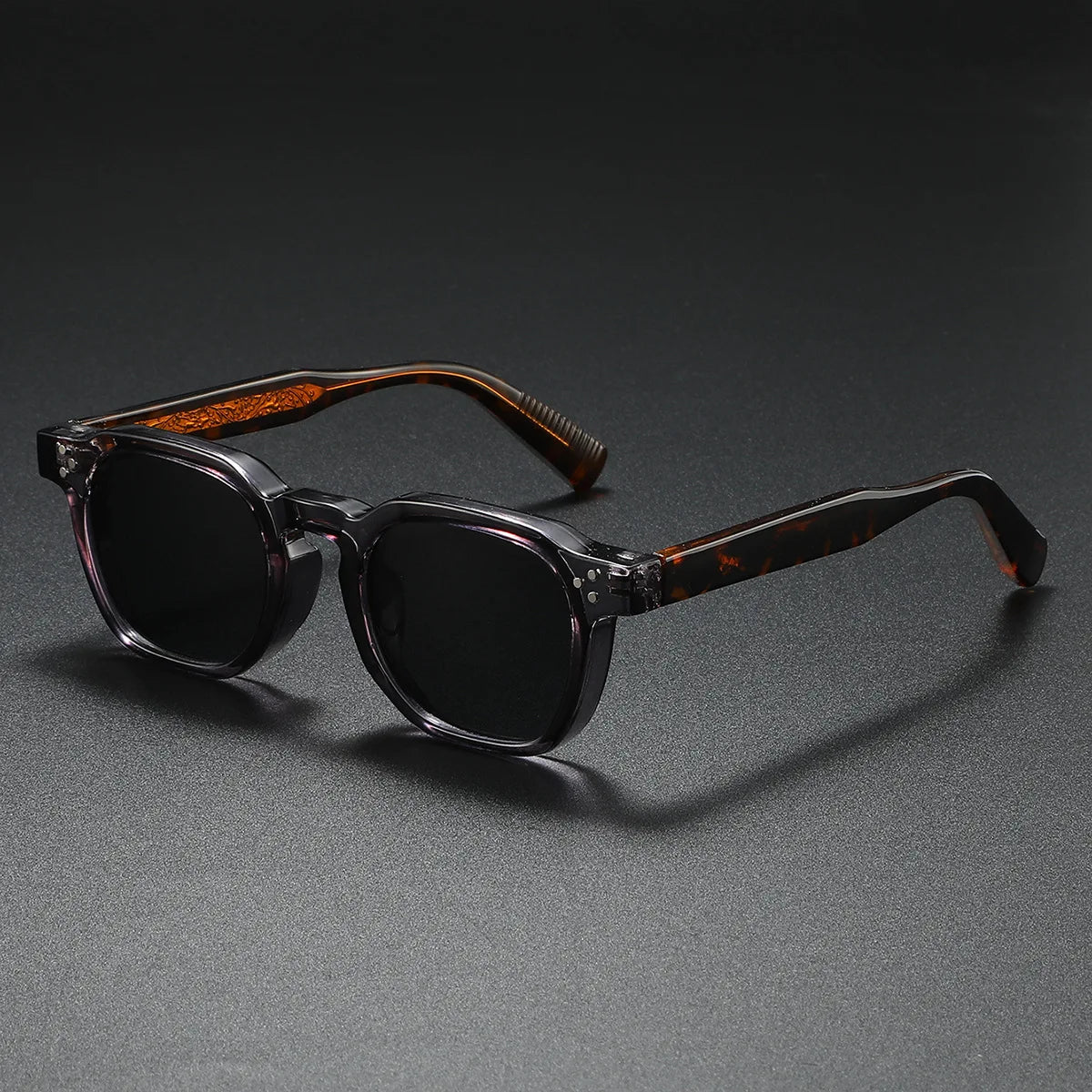 New Polarized Sunglasses Unisex Metal Core CP Square Sun Glasses