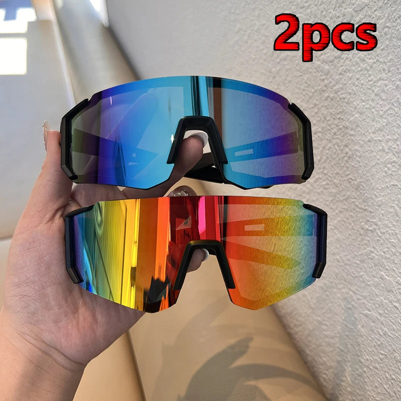 1/2pcs Cycling Sunglasses Women UV400 Sandproof Eye Protector Sun