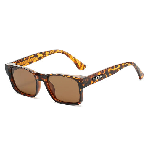 Quality Square Polarized Sunglasses Men Metal Core UV400 Unisex Sun