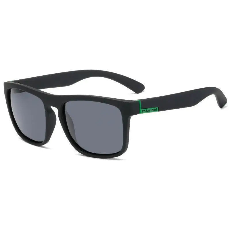 2PCS Fashion Square Polarized Sunglasses Men Vintage Plastic Male Sun