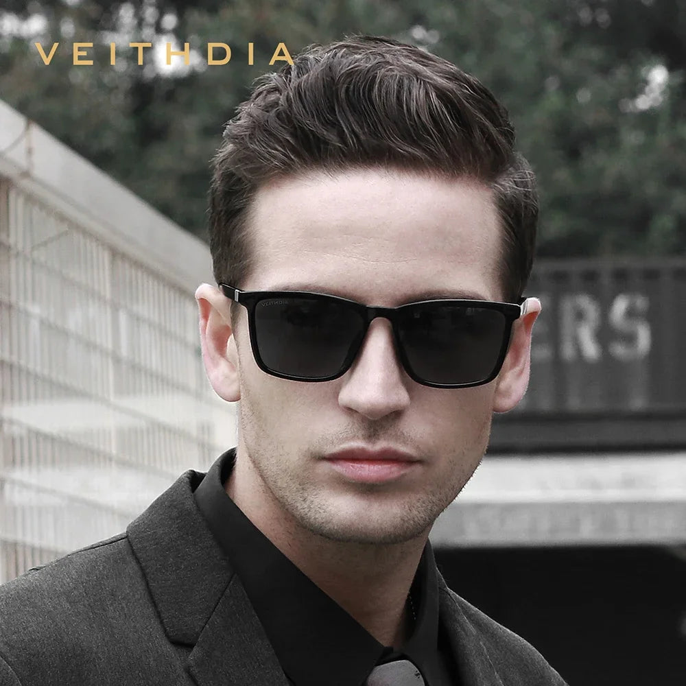 VEITHDIA Brand New Sunglasses Unisex Retro TR90 Sunglasses Polarized