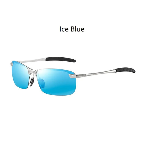 Classic Metal Men Polarized Sunglasses Fashion Driving Fishing Half