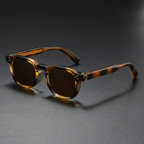 New Polarized Sunglasses Unisex Metal Core CP Square Sun Glasses