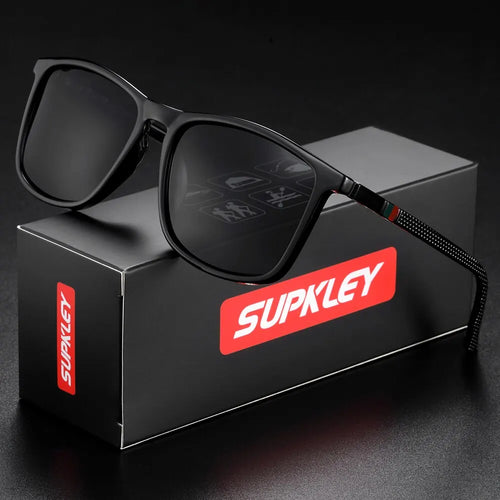SUPKLEY Sports Sunglasses for Men Polarized Comfortable Wear Square