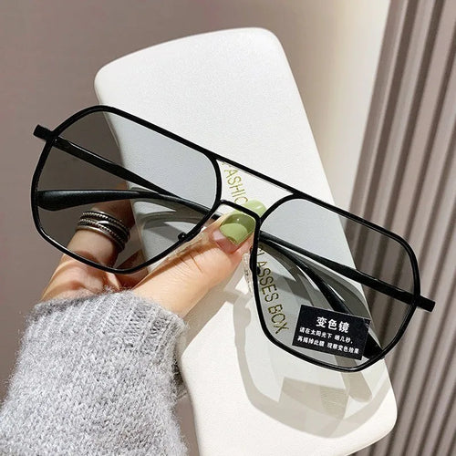 UV400 Photochromic Polarized Sunglasses UV Protection Anti Glares