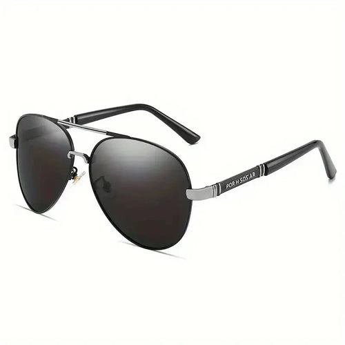 Polarized Sunglasses Men Metail Frame Quality Sun Glasses Brand Design