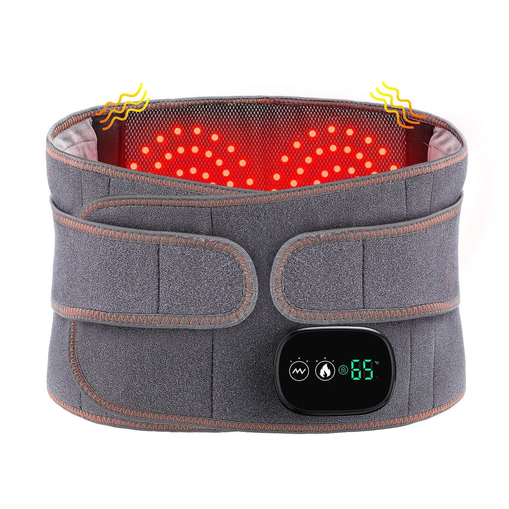 Heat Therapy Lumbar Back Massager Belt