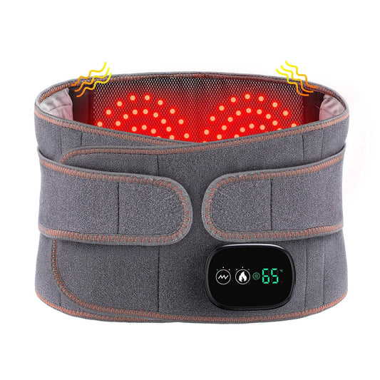 Heat Therapy Lumbar Back Massager Belt