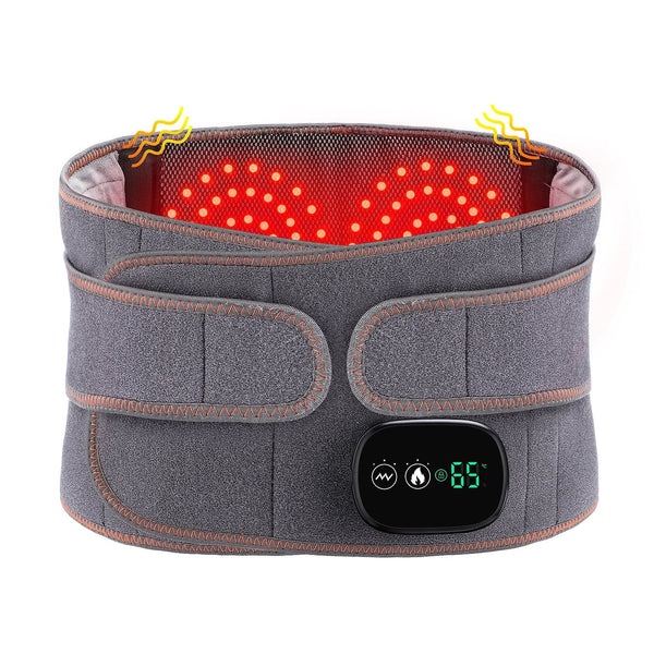 Heat Therapy Lumbar Back Massager Belt