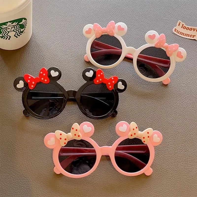 New Children Cute Cartoon UV400 Sunglasses Boys Girls Colors Outdoor