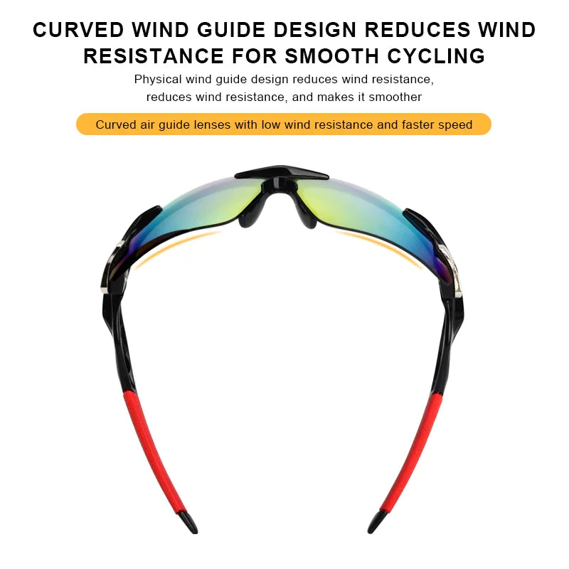 RIDERACE Sports Men Sunglasses Road Bicycle Glasses Mountain Cycling