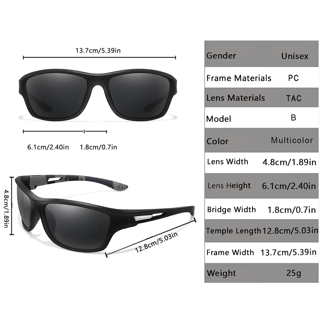 Men's Polarized Fishing Sunglasses Men Women Cycling Driving Hiking