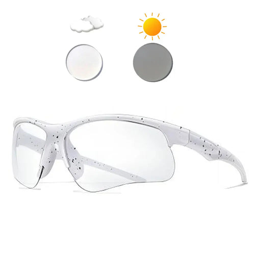New Photochromic Cycling Sunglasses Men Women Outdoor Mtb Bicycle Sun