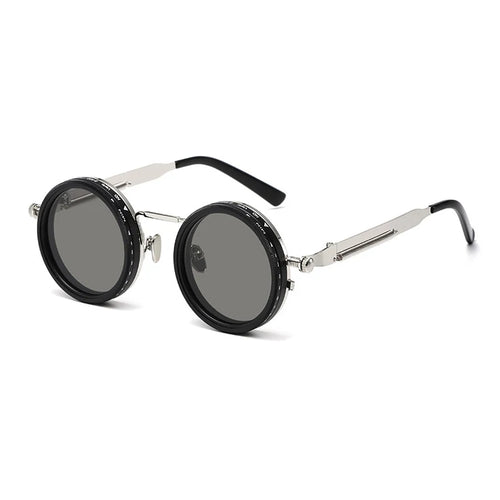 Polarized Round Sunglasses Men ND9 Adjustable Dimming Sun Glasses