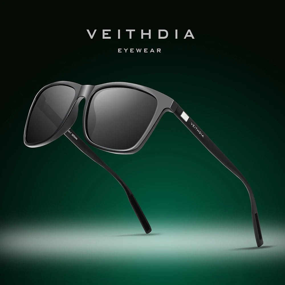 VEITHDIA Brand Sunglasses Unisex Retro Aluminum+TR90 Sunglasses