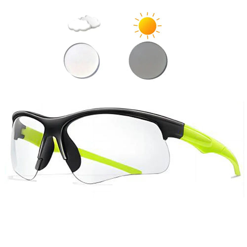 New Photochromic Cycling Sunglasses Men Women Outdoor Mtb Bicycle Sun