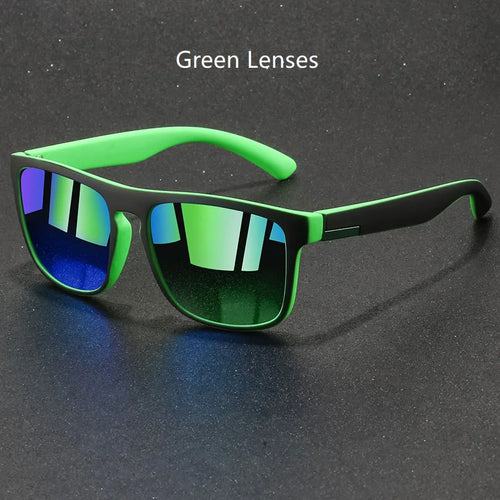 Fashion Vintage Square Sunglasses Men Women Fishing Driving Man Luxury