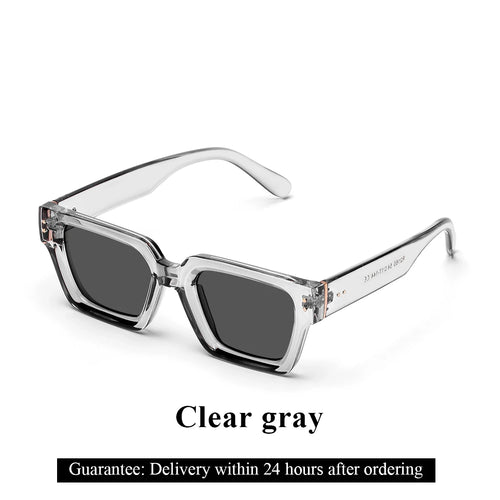 Ruiao Retro Black Millionaire Shades Luxury Sunglasses 2024 For Men