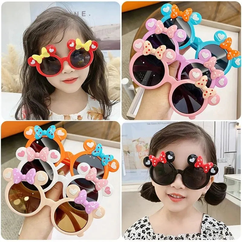 New Children Cute Cartoon UV400 Sunglasses Boys Girls Colors Outdoor