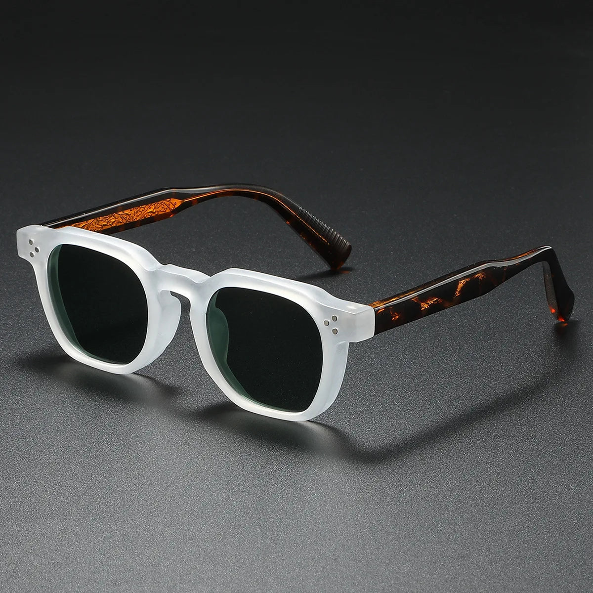 New Polarized Sunglasses Unisex Metal Core CP Square Sun Glasses