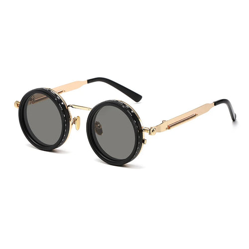 Polarized Round Sunglasses Men ND9 Adjustable Dimming Sun Glasses