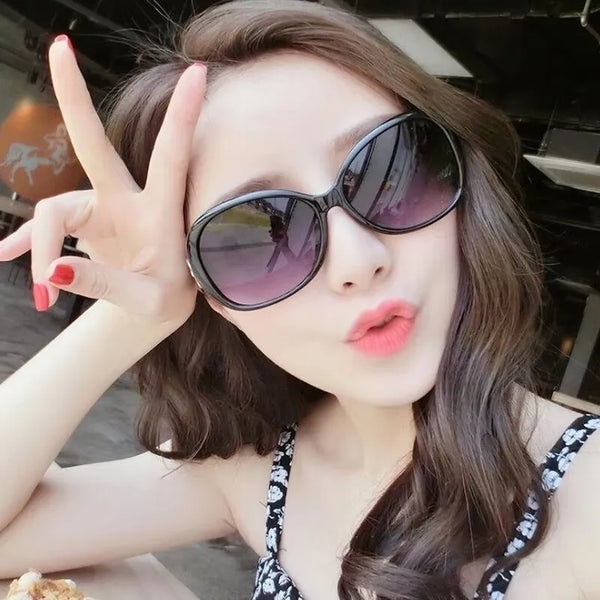 Fashion Square Sunglasses Women Luxury Brand Big Purple Sun Glasses
