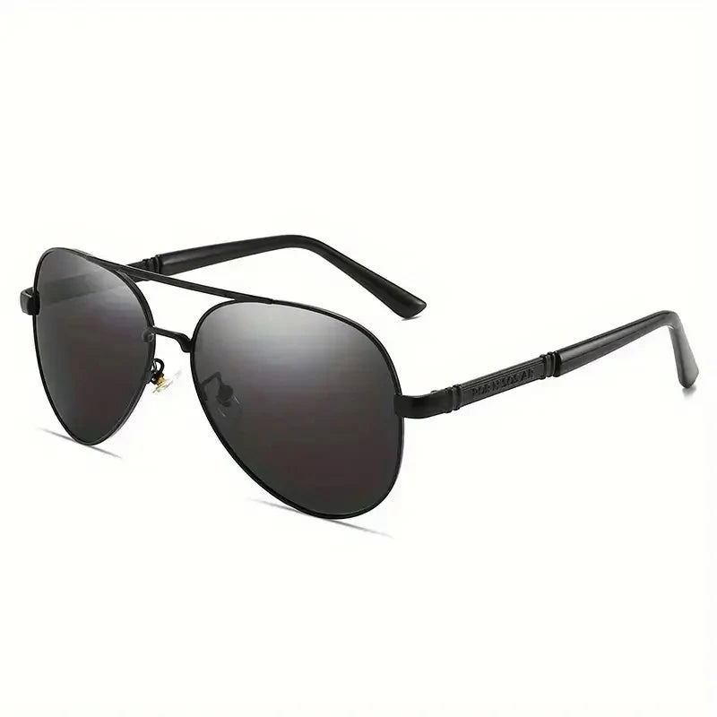 Polarized Sunglasses Men Metail Frame Quality Sun Glasses Brand Design